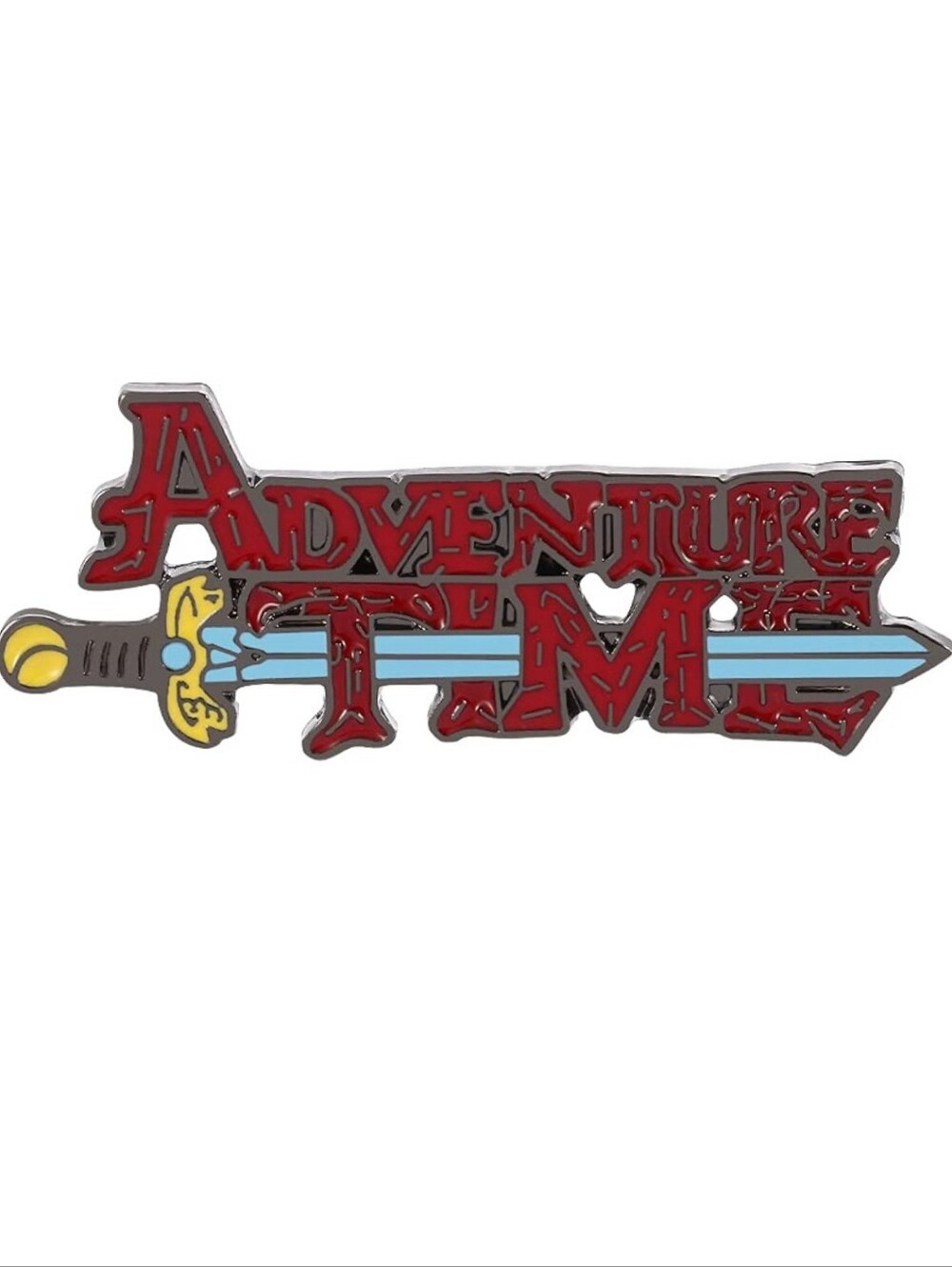 Adventure Time Wall Plaque - Red and Blue Sword Design